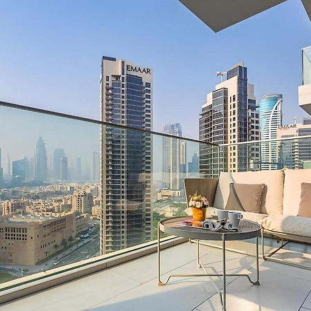 Luxury Studios With Burj Khalifa Or Canal View In Downtown - Marquise Square Tower Дубай Екстериор снимка