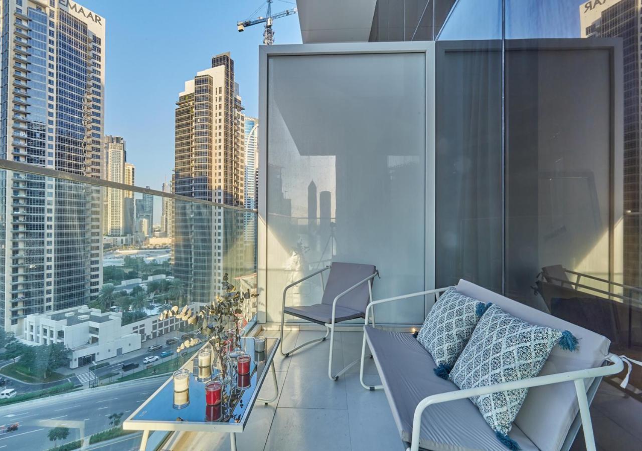 Luxury Studios With Burj Khalifa Or Canal View In Downtown - Marquise Square Tower Дубай Екстериор снимка